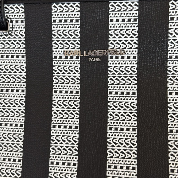 Karl Lagerfeld Striped Maybelle Tote - Picture 2 of 12